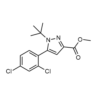 Methyl 1-(tert-butyl)-5-(2,4-dichlorophenyl)-1H-pyrazole-3-carboxylate|CS-0505420