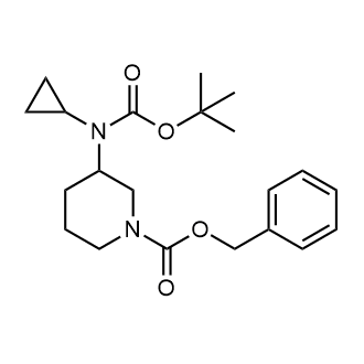 Benzyl 3-((tert-butoxycarbonyl)(cyclopropyl)amino)piperidine-1-carboxylate|CS-0505487