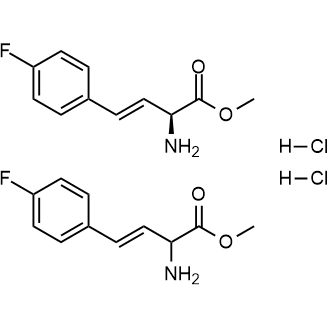 Methyl (E)-2-amino-4-(4-fluorophenyl)but-3-enoate compound with methyl (S,E)-2-amino-4-(4-fluorophenyl)but-3-enoate (1:1) dihydrochloride|CS-0505551