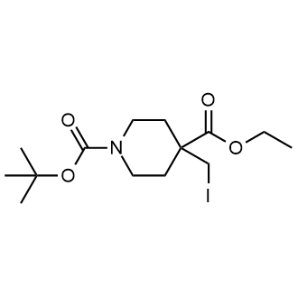 1-(Tert-butyl) 4-ethyl 4-(iodomethyl)piperidine-1,4-dicarboxylate|CS-0505593