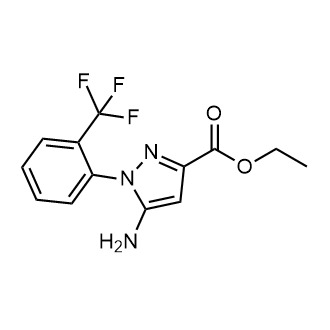 Ethyl 5-amino-1-(2-(trifluoromethyl)phenyl)-1H-pyrazole-3-carboxylate|CS-0505804