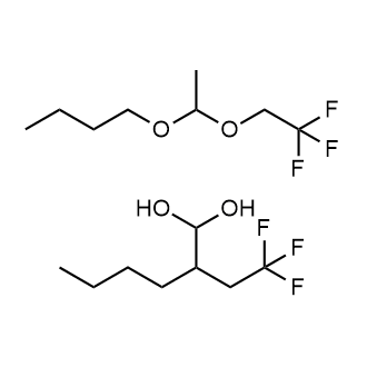 2-(2,2,2-Trifluoroethyl)hexane-1,1-diol compound with 1-(1-(2,2,2-trifluoroethoxy)ethoxy)butane 1:1|CS-0505879