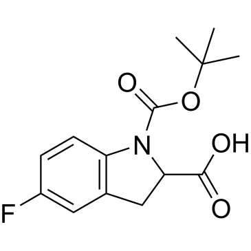 1-(Tert-butoxycarbonyl)-5-fluoroindoline-2-carboxylic acid|CS-0505942