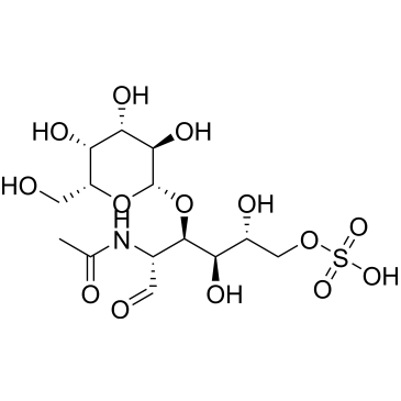 (2R,3R,4R,5R)-5-acetamido-2,3-dihydroxy-6-oxo-4-(((2R,3R,4S,5R,6R)-3,4,5-trihydroxy-6-(hydroxymethyl)tetrahydro-2H-pyran-2-yl)oxy)hexyl hydrogen sulfate|CS-0506136