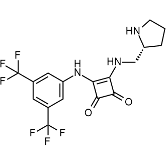 (R)-3-((3,5-bis(trifluoromethyl)phenyl)amino)-4-((pyrrolidin-2-ylmethyl)amino)cyclobut-3-ene-1,2-dione|CS-0506151