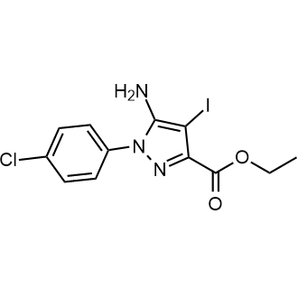 Ethyl 5-amino-1-(4-chlorophenyl)-4-iodo-1H-pyrazole-3-carboxylate|CS-0506217