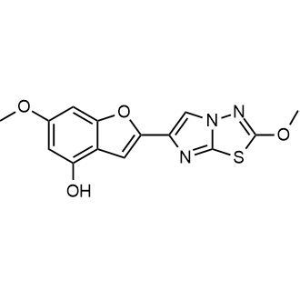 6-Methoxy-2-(2-methoxyimidazo[2,1-b][1,3,4]thiadiazol-6-yl)benzofuran-4-ol|CS-0506369