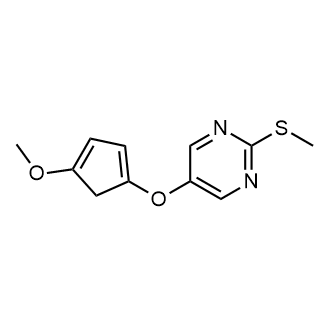 5-((4-Methoxycyclopenta-1,3-dien-1-yl)oxy)-2-(methylthio)pyrimidine|CS-0506407