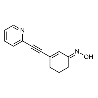 (E)-3-(pyridin-2-ylethynyl)cyclohex-2-en-1-one oxime|CS-0506425