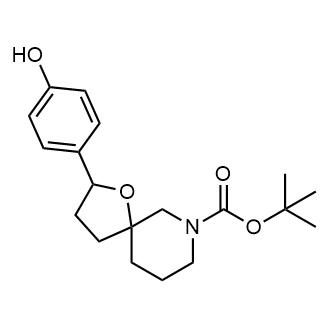 Tert-butyl 2-(4-hydroxyphenyl)-1-oxa-7-azaspiro[4.5]Decane-7-carboxylate|CS-0506492