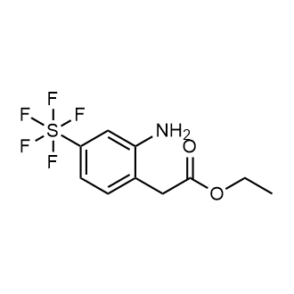 Ethyl 2-(2-amino-4-(pentafluoro-λ6-sulfanyl)phenyl)acetate|CS-0507150