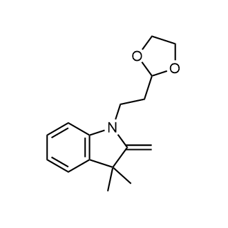 1-(2-(1,3-Dioxolan-2-yl)ethyl)-3,3-dimethyl-2-methyleneindoline|CS-0507354