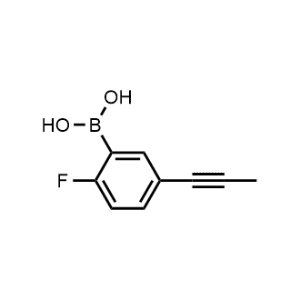 (2-Fluoro-5-(prop-1-yn-1-yl)phenyl)boronic acid|CS-0507588