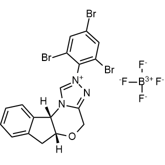 (5AR,10bS)-2-(2,4,6-tribromophenyl)-5a,10b-dihydro-4H,6H-indeno[2,1-b][1,2,4]triazolo[4,3-d][1,4]oxazin-2-ium tetrafluoroborate|CS-0508107