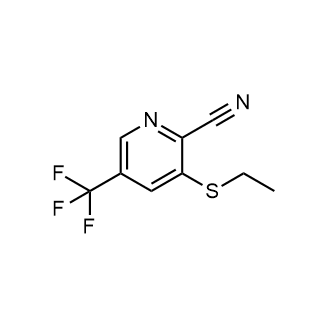 3-(Ethylthio)-5-(trifluoromethyl)picolinonitrile|CS-0508467