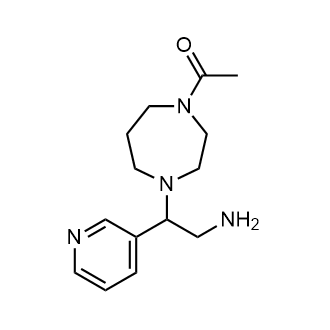 1-(4-(2-Amino-1-(pyridin-3-yl)ethyl)-1,4-diazepan-1-yl)ethan-1-one|CS-0508642
