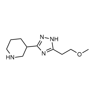 3-(5-(2-Methoxyethyl)-1H-1,2,4-triazol-3-yl)piperidine|CS-0508805