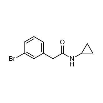 2-(3-Bromophenyl)-N-cyclopropylacetamide|CS-0508854