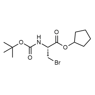 Cyclopentyl (R)-3-bromo-2-((tert-butoxycarbonyl)amino)propanoate|CS-0509297