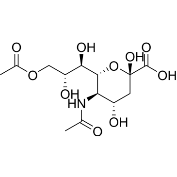 (2S,4S,5R,6R)-5-acetamido-6-((1R,2R)-3-acetoxy-1,2-dihydroxypropyl)-2,4-dihydroxytetrahydro-2H-pyran-2-carboxylic acid|CS-0510660