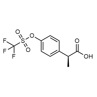 (S)-2-(4-(((trifluoromethyl)sulfonyl)oxy)phenyl)propanoic acid|CS-0511384