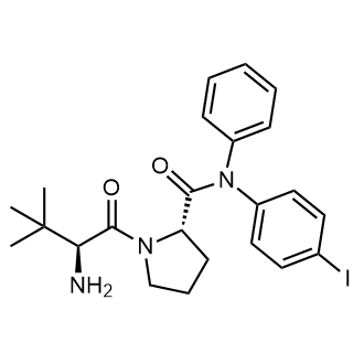 (S)-1-((S)-2-amino-3,3-dimethylbutanoyl)-N-(4-iodophenyl)-N-phenylpyrrolidine-2-carboxamide|CS-0511494