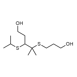 4-((3-Hydroxypropyl)thio)-3-(isopropylthio)-4-methylpentan-1-ol|CS-0511800