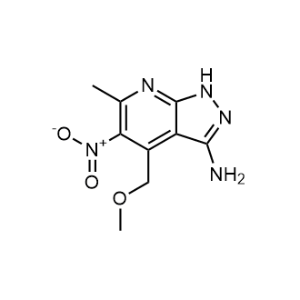 4-(Methoxymethyl)-6-methyl-5-nitro-1H-pyrazolo[3,4-b]pyridin-3-amine|CS-0511801