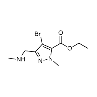 Ethyl 4-bromo-1-methyl-3-((methylamino)methyl)-1H-pyrazole-5-carboxylate|CS-0512107