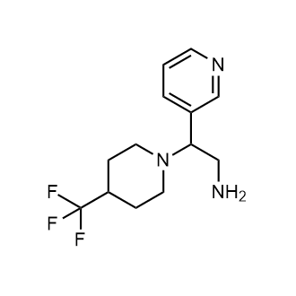 2-(Pyridin-3-yl)-2-(4-(trifluoromethyl)piperidin-1-yl)ethan-1-amine|CS-0512284