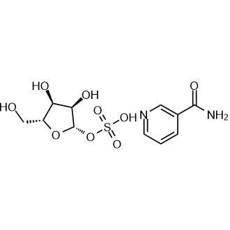 Nicotinamide (2S,3R,4S,5R)-3,4-dihydroxy-5-(hydroxymethyl)tetrahydrofuran-2-yl sulfate|CS-0512389