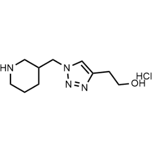 2-(1-(Piperidin-3-ylmethyl)-1H-1,2,3-triazol-4-yl)ethan-1-ol hydrochloride|CS-0512586