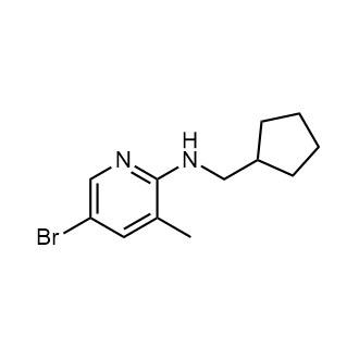 5-Bromo-N-(cyclopentylmethyl)-3-methylpyridin-2-amine|CS-0512851