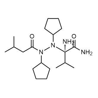(R)-2-amino-2-(1,2-dicyclopentyl-2-(3-methylbutanoyl)hydrazinyl)-3-methylbutanamide|CS-0513045