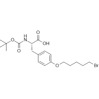 (S)-3-(4-((5-bromopentyl)oxy)phenyl)-2-((tert-butoxycarbonyl)amino)propanoic acid|CS-0513082
