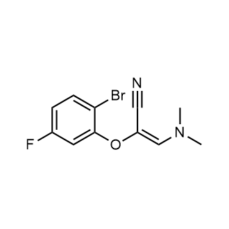 2-(2-Bromo-5-fluorophenoxy)-3-(dimethylamino)acrylonitrile|CS-0513288