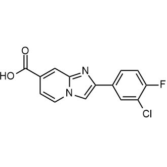 2-(3-Chloro-4-fluorophenyl)imidazo[1,2-a]pyridine-7-carboxylic acid|CS-0513422