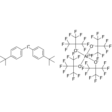 Bis[4-(tert-butyl)phenyl]iodonium Tetra(nonafluoro-tert-butoxy)aluminate|CS-0513771