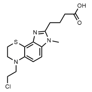 4-(6-(2-Chloroethyl)-3-methyl-3,6,7,8-tetrahydroimidazo[4',5':5,6]benzo[1,2-b][1,4]thiazin-2-yl)butanoic acid Bendmustine Impurity|CS-0513994