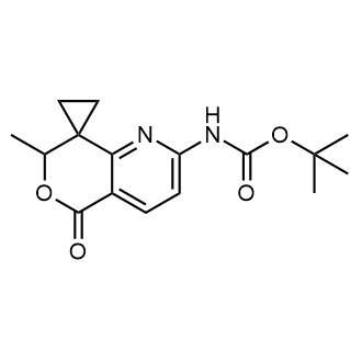 tert-Butyl (7'-methyl-5'-oxo-5',7'-dihydrospiro[cyclopropane-1,8'-pyrano[4,3-b]pyridin]-2'-yl)carbamate|CS-0514103