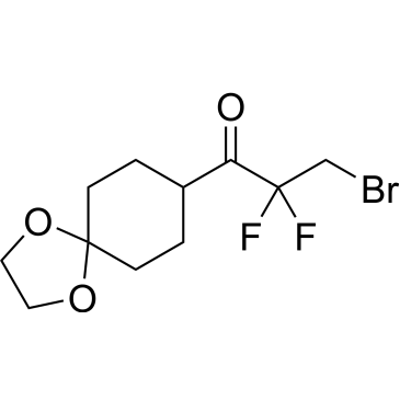 3-Bromo-2,2-difluoro-1-(1,4-dioxaspiro[4.5]decan-8-yl)propan-1-one|CS-0514408