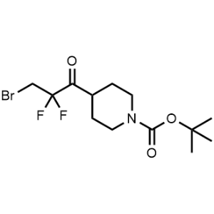 tert-Butyl 4-(3-bromo-2,2-difluoropropanoyl)piperidine-1-carboxylate|CS-0514410