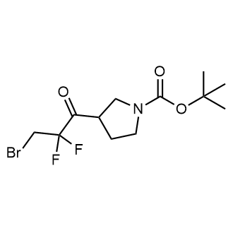 tert-Butyl 3-(3-bromo-2,2-difluoropropanoyl)pyrrolidine-1-carboxylate|CS-0514415