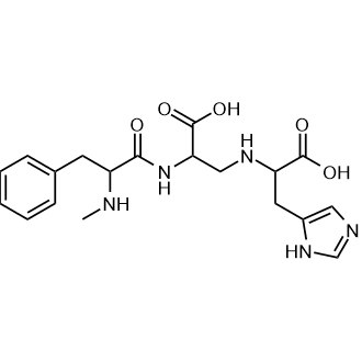 (2S)-2-[[(2s)-2-carboxy-2-[[(2s)-2-(methylamino)-3-phenylpropanoyl]amino]ethyl]amino]-3-(1h-imidazol-5-yl)propanoic acid|CS-0514691