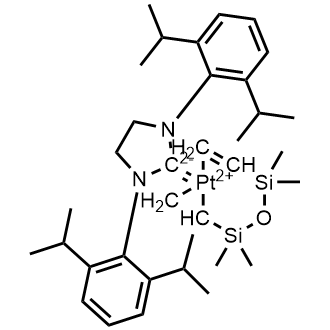 [1,3-Bis(2,6-diisopropylphenyl)-imidazolidinylidene][1,3-divinyl-1,1,3,3-tetramethyldisiloxane]platinum(0)|CS-0514705