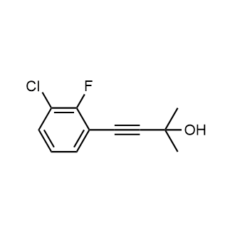 4-(3-Chloro-2-fluorophenyl)-2-methylbut-3-yn-2-ol|CS-0514763
