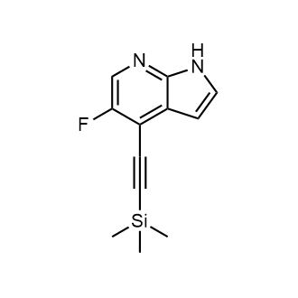 5-Fluoro-4-((trimethylsilyl)ethynyl)-1h-pyrrolo[2,3-b]pyridine|CS-0515058