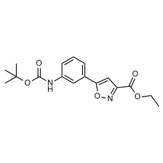 Ethyl 5-(3-((tert-butoxycarbonyl)amino)phenyl)isoxazole-3-carboxylate|CS-0515204