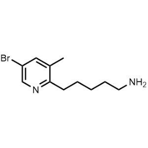 5-(5-Bromo-3-methylpyridin-2-yl)pentan-1-amine|CS-0515258
