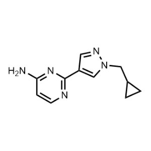 2-(1-(Cyclopropylmethyl)-1H-pyrazol-4-yl)pyrimidin-4-amine|CS-0515322